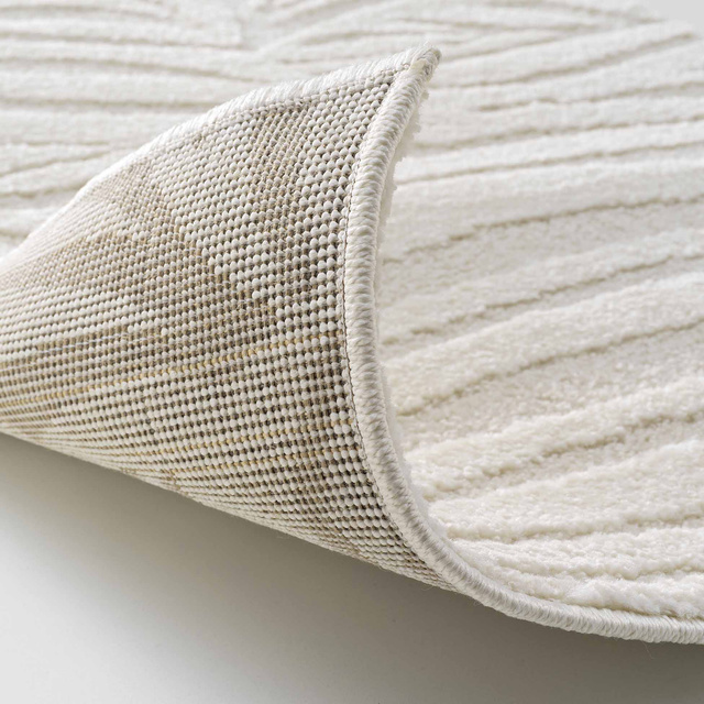 Covor de sufragerie ANKARA, bej, model frunze