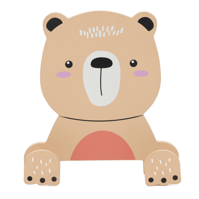 Umeraș pentru haine în camera copilului, animal cu lăbuțe, 14 x 4,5 x 17 cm