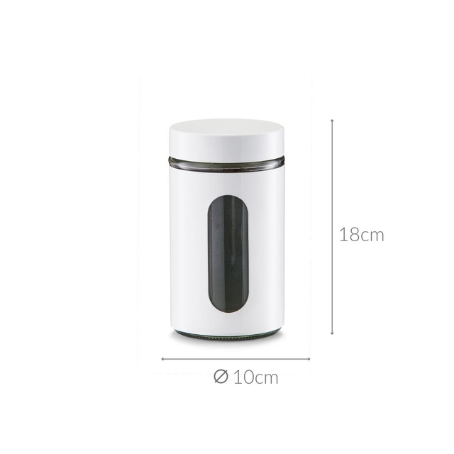 Recipient de sticlă pentru alimente vrac de 900 ml, ZELLER