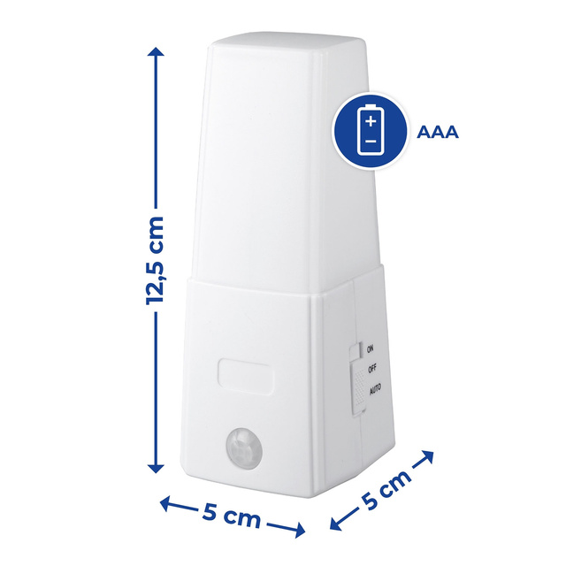 Veioza LED cu senzor de mișcare, 2 în 1-2 piese