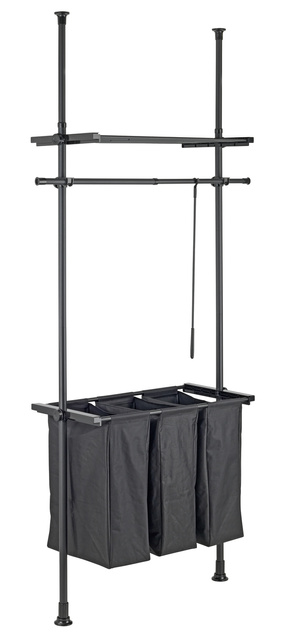 Sistem de dulap telescopic cu cos de rufe, Hercules, WENKO