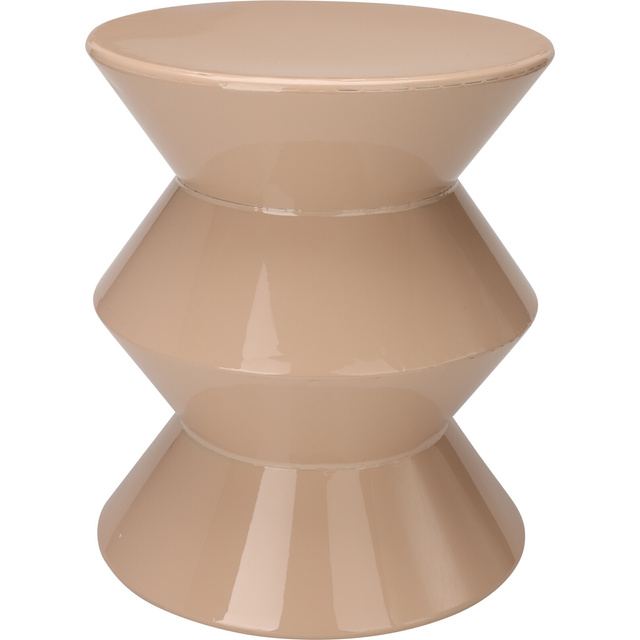 Masa coloană GISA, metalică, Ø 31 cm, natură nisip de deșert