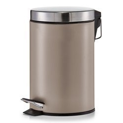 Coș de baie, recipient pentru gunoi - 3 l, ZELLER, maro închis