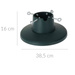 Suport pentru brad, diametru 38,5 cm