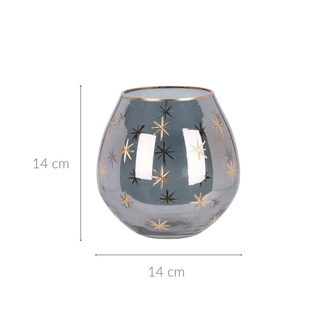 Candelabru pentru tealight în formă de pahar, Ø 10 cm