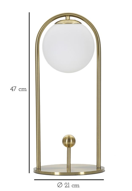 Lampa de birou GLAMY ARC, 47 cm