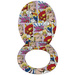 Capac toaleta Pop-Art - Duroplast, cu inchidere lenta, WENKO