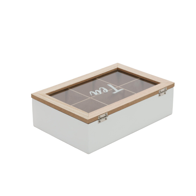 Recipient pentru ceai cu compartimente TEA, 24 x 16 x 7 cm