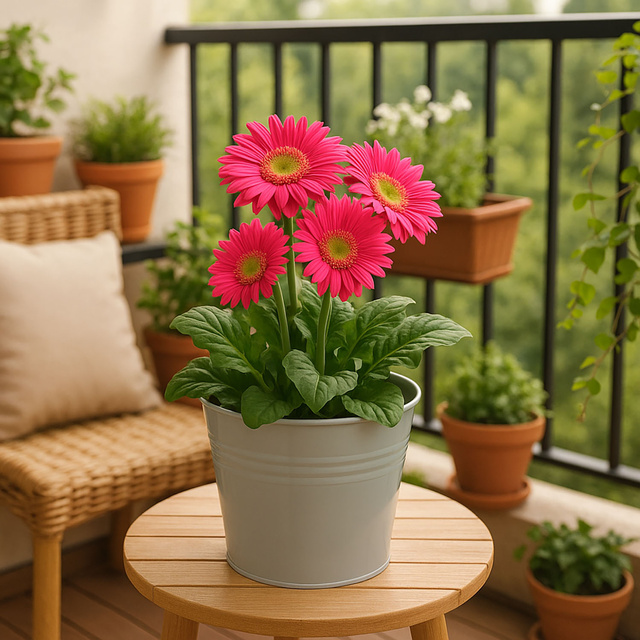 Capac pentru ghiveci din zinc, 17 x 15 cm