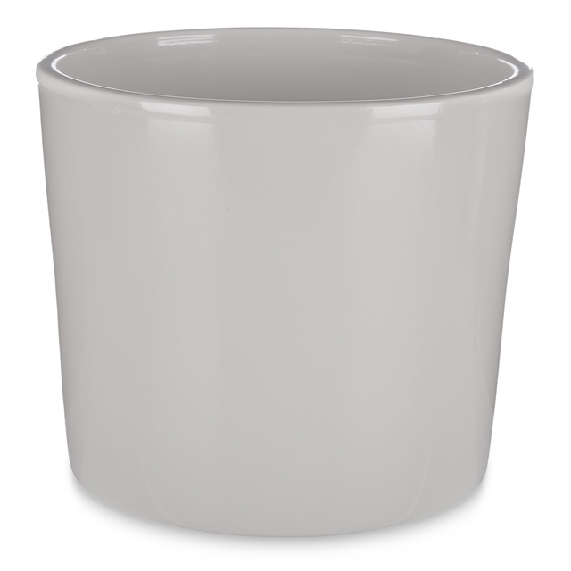 Ghivece ceramice de flori MINIMAL, 2 bucati, Ø 22 cm si Ø 27 cm