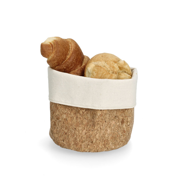 Cos depozitare pluta si bumbac, Ø13 x 13 cm