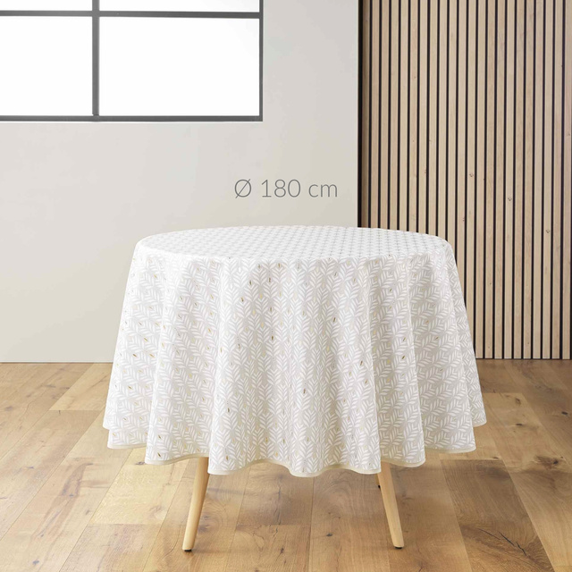 Fata rotundă cu un model lucios, Ø 180 cm