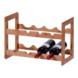 Suport din bambus pentru vin - pentru 8 sticle, ZELLER
