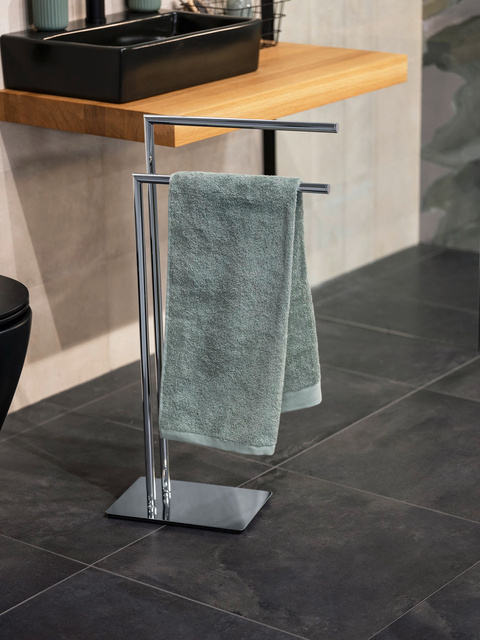 Suport pentru prosoape Recco WENKO, cuier independent, cu 2 brațe