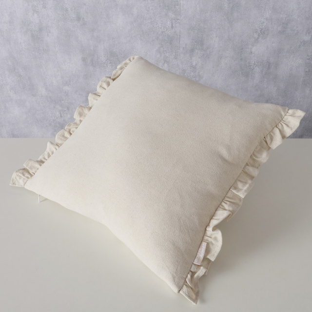 Perna decorativa PADI cu volane, 43 x 43 cm