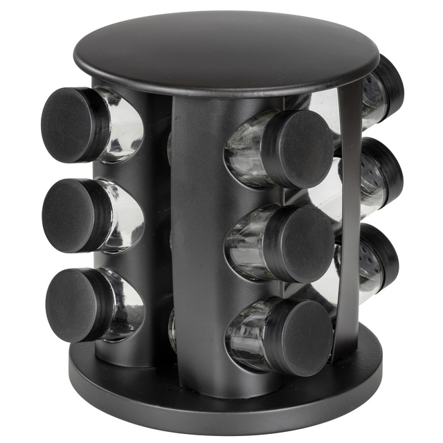 Suport de condimente BRUNA, 12 borcane