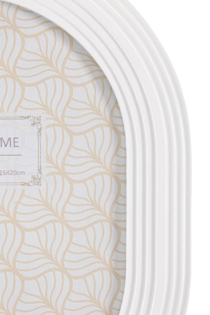 Ramă ovală cu stucco, 20 x 25 cm