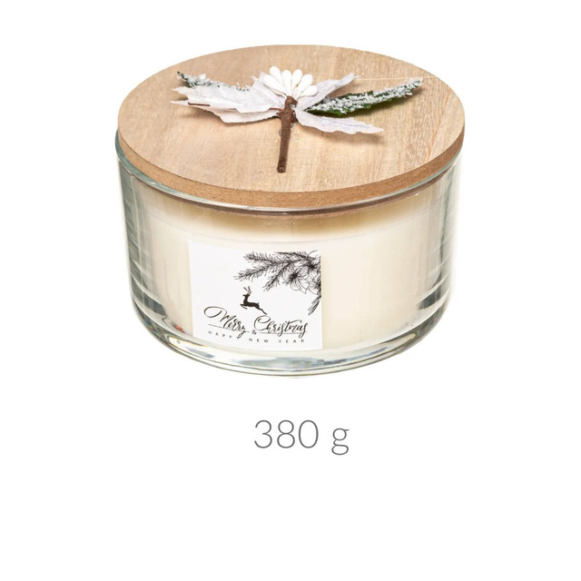 Lumanare parfumata cu capac decorativ, 380 g
