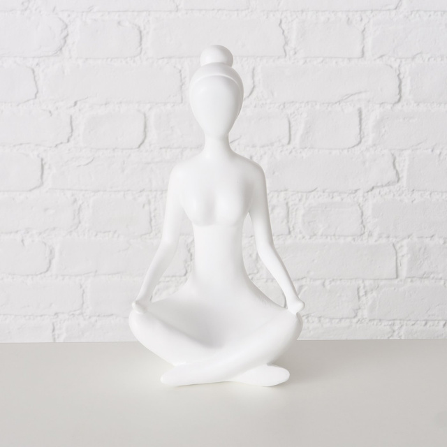 Figurina Yoga,
29 cm, alb