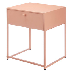 Masuta metalica cu sertar, 35 x 42 x 50 cm