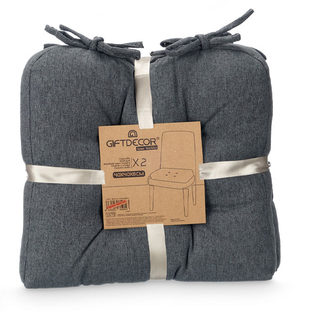 Perne de scaun cu matlasare si sfori, 40 × 40 cm