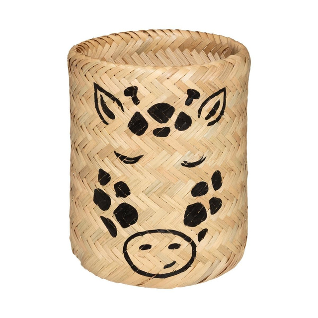 ANIMALS coșuri din bambus, 3 dimensiuni, cu imprimeu animal