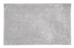 Covoras baie poliester Chenille, Gri deschis, 50x80 cm, ALLSTAR