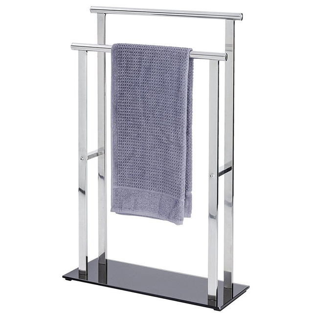 Suport pentru prosoape LAVA - cu 2 brațe, oțel inoxidabil, WENKO