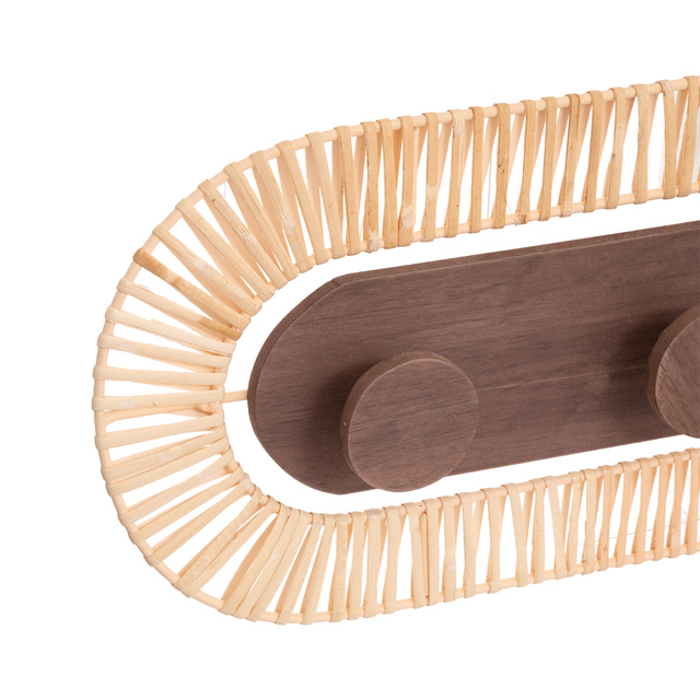 Cuier de perete TROPI cu 4 carlige, 76 cm