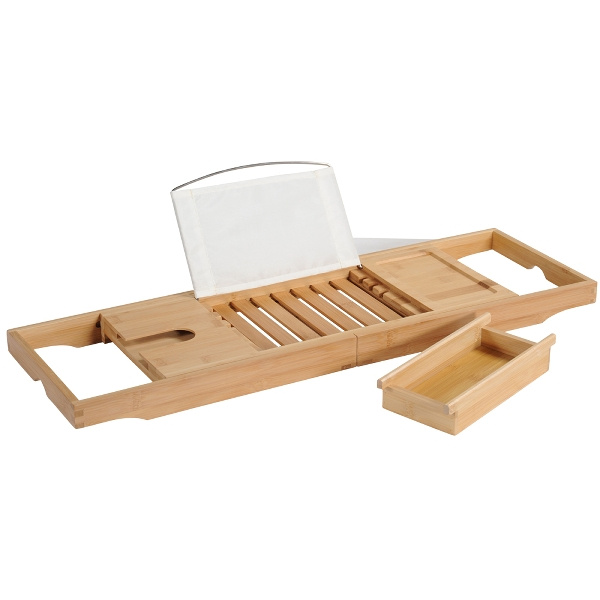 Masuta cada bambus, latime reglabila 70 - 105 cm, Kesper