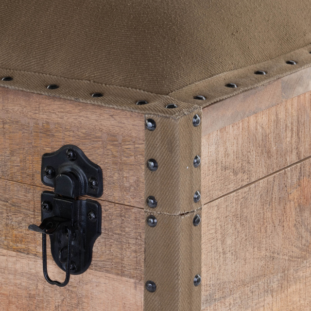 Puf COLONIAL, scaun cu spatiu de depozitare, 2in1