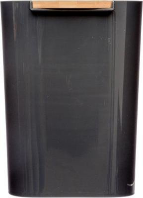 Cos de baie BAMBOU cu capac din bambus, 5L