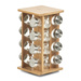 Raft rotativ pentru condimente + 16 recipiente, 30 cm, bambus, ZELLER