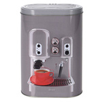 Cutie de cafea ESPRESSO, metal, 13,5 x 7,5 x 19,2 cm