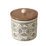 Borcan decorativ KINA din ceramica, Ø 12 cm