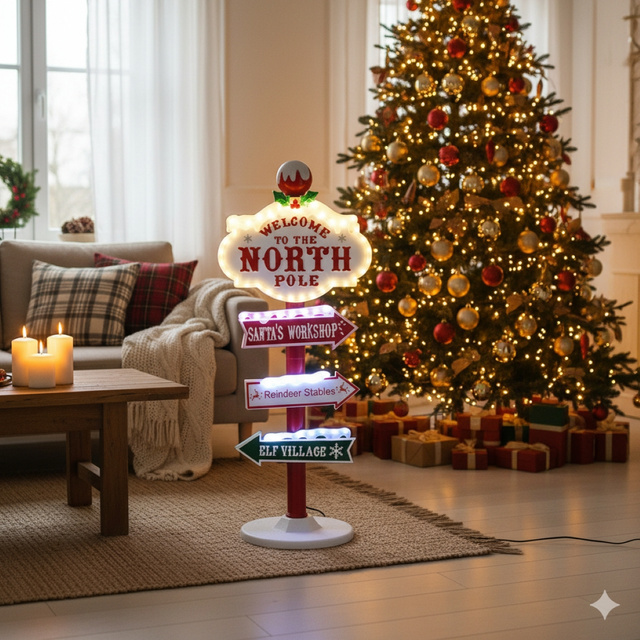 Decorațiune exterioară de Crăciun cu LED-uri