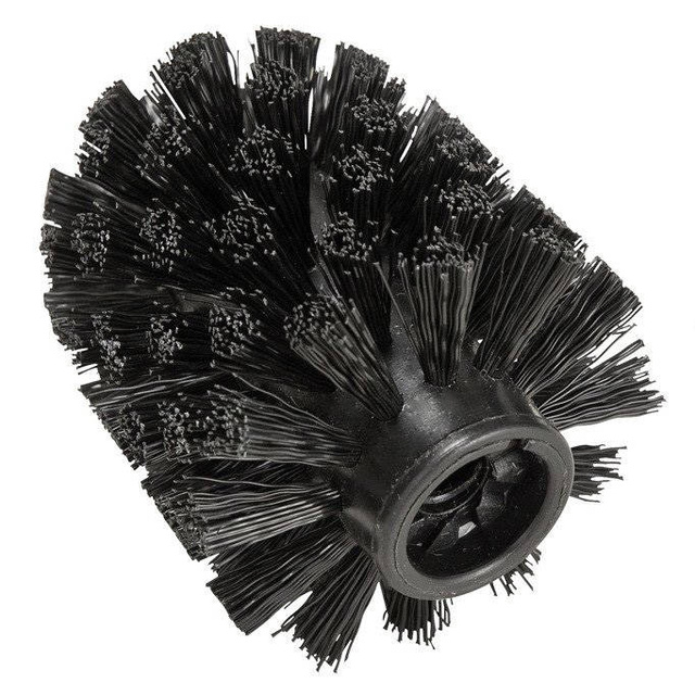 Recipient pentru perie BRASIL BLACK + perie WC, WENKO, negru