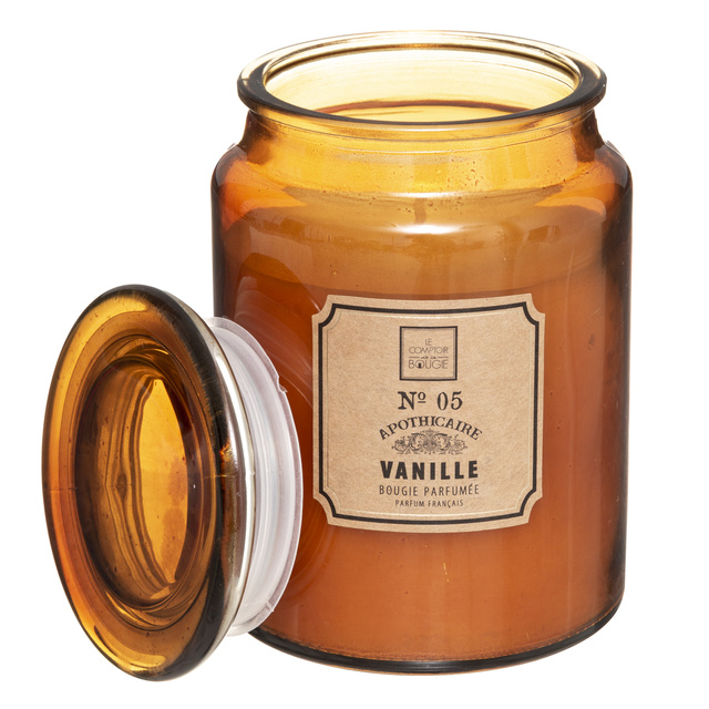 Lumanare parfumata cu suport din sticla, 510 g