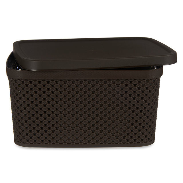 Cos din plastic cu capac, organizator, 3,5 l