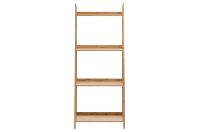 Coș de rufe pe un cadru de bambus