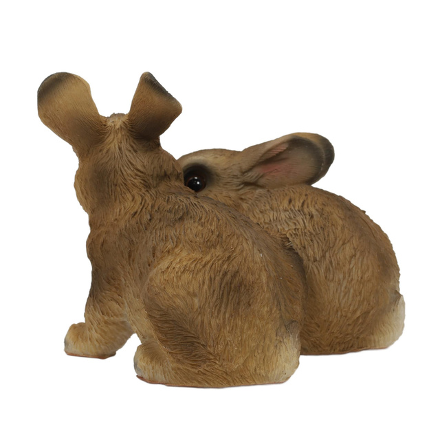 Figurină de grădină cu iepurași, 16 x 15 x 14 cm