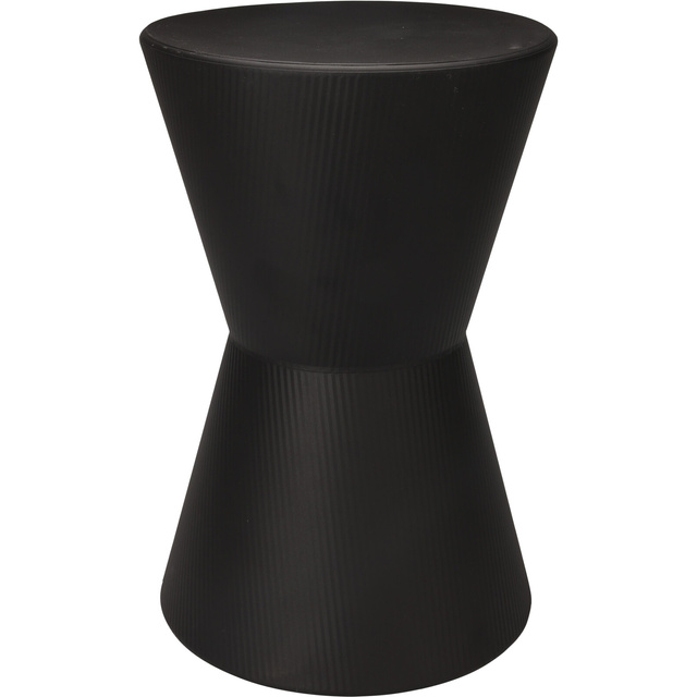 Meseu lateral pentru canapea tip totem TOME, Ø 29 x 45 cm, negru