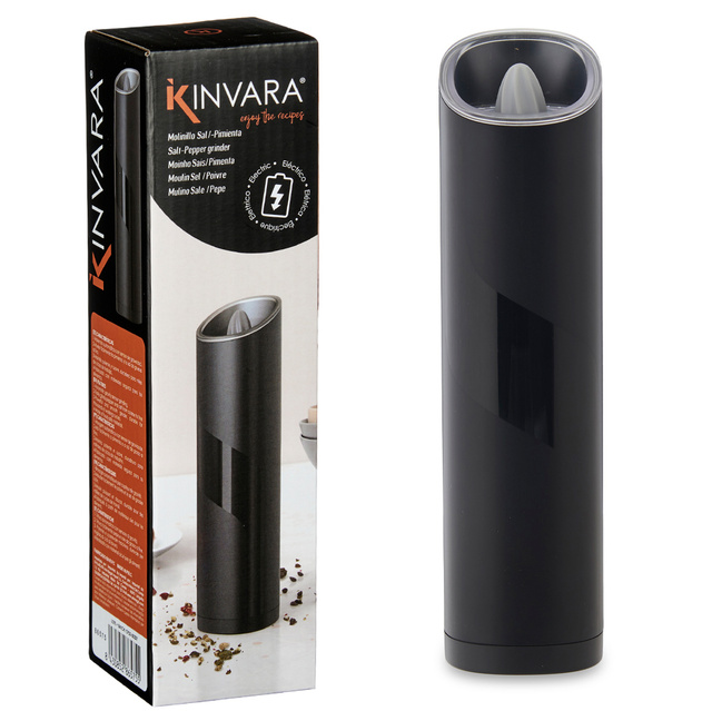 Rasnita electrica piper sau sare, lama ceramica, LED, Ø 5,2 cm