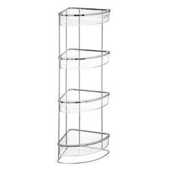 Raft de baie MANTA pe colț, 4 niveluri, în picioare