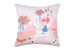 Perna decorativă pentru camera copilului CYRIELLE, roz, 40 x 40 cm
