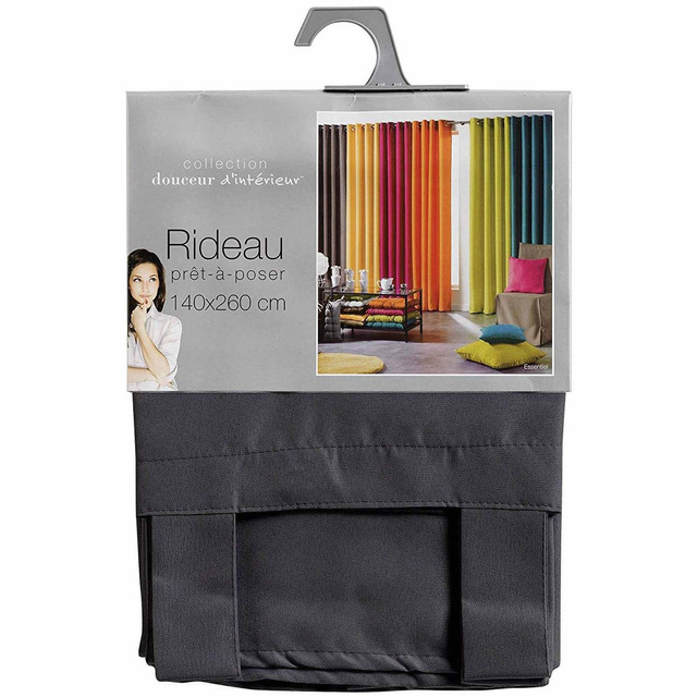 Perdea cu inele textile 140 x 260 cm ESSENTIEL