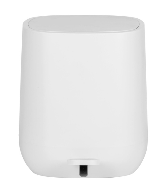 Cos de gunoi pentru baie cu pedala DAVOS, alb, 5 L, Wenko