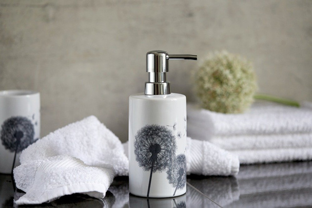 Dispenser sapun lichid ASTERA, Alb, 360 ml, Wenko