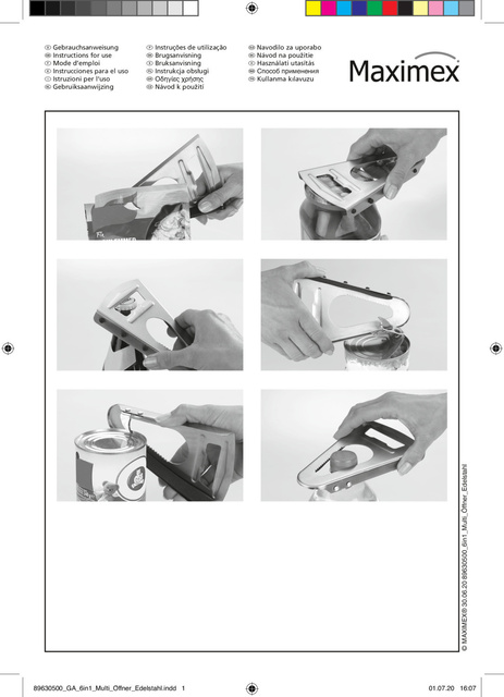 Desfacator multifunctional 6 in 1 COMFORT