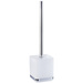Perie WC cu suport Quadro, Alb, 37x12,5x9,5 cm, WENKO